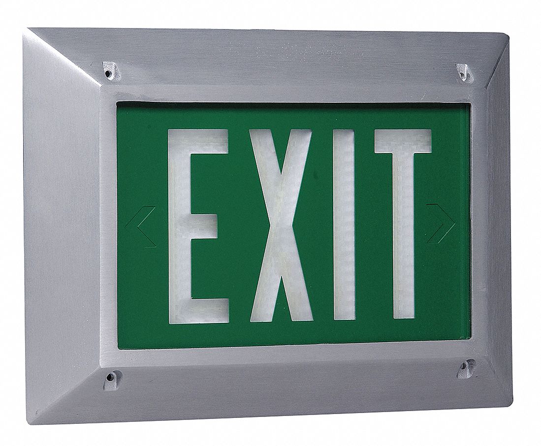 2TUG5 - Self-Luminous Exit Sign 10 yr. 1 Face