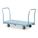 GENERAL PURPOSE PLASTIC-DECK PLATFORM TRUCK, 2,200 LB LOAD CAPACITY, 60 X 30 X 11 IN
