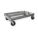 OPEN-DECK ALUMINUM GENERAL PURPOSE DOLLY, 2,000 LB LOAD CAPACITY, SOLID NYLON, 2TUN8