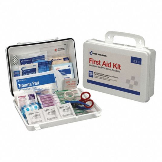 FIRST AID ONLY, Industrial, 25 People Served per Kit, First Aid Kit -  2TUU4