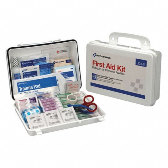 Industrial, 25 People Served per Kit, First Aid Kit - 488G80