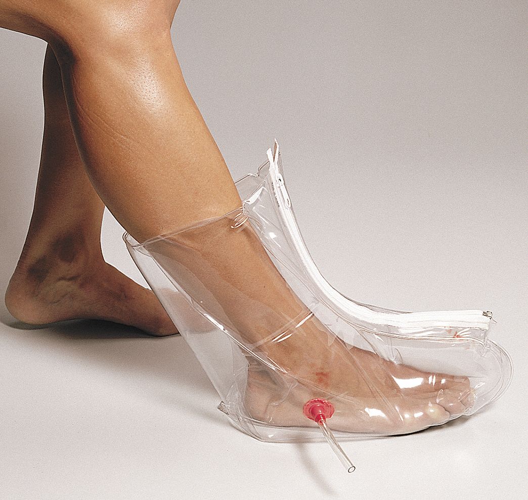 2TUU8 - Air Splint Foot and Ankle Clear Plastic