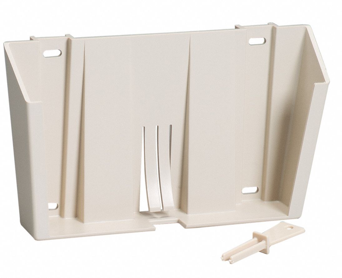 FIRST AID ONLY Locking Wall Mount Bracket Plastic, 5 qt Sharps
