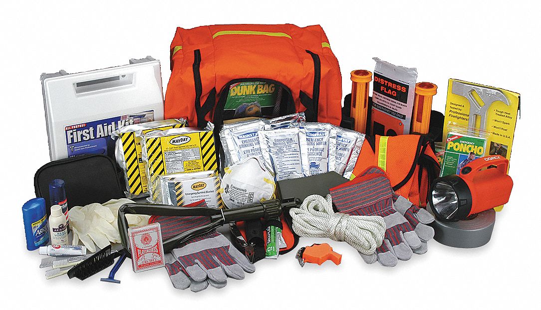 2TUX3 - Disaster Response Kit 44 Piece Orange