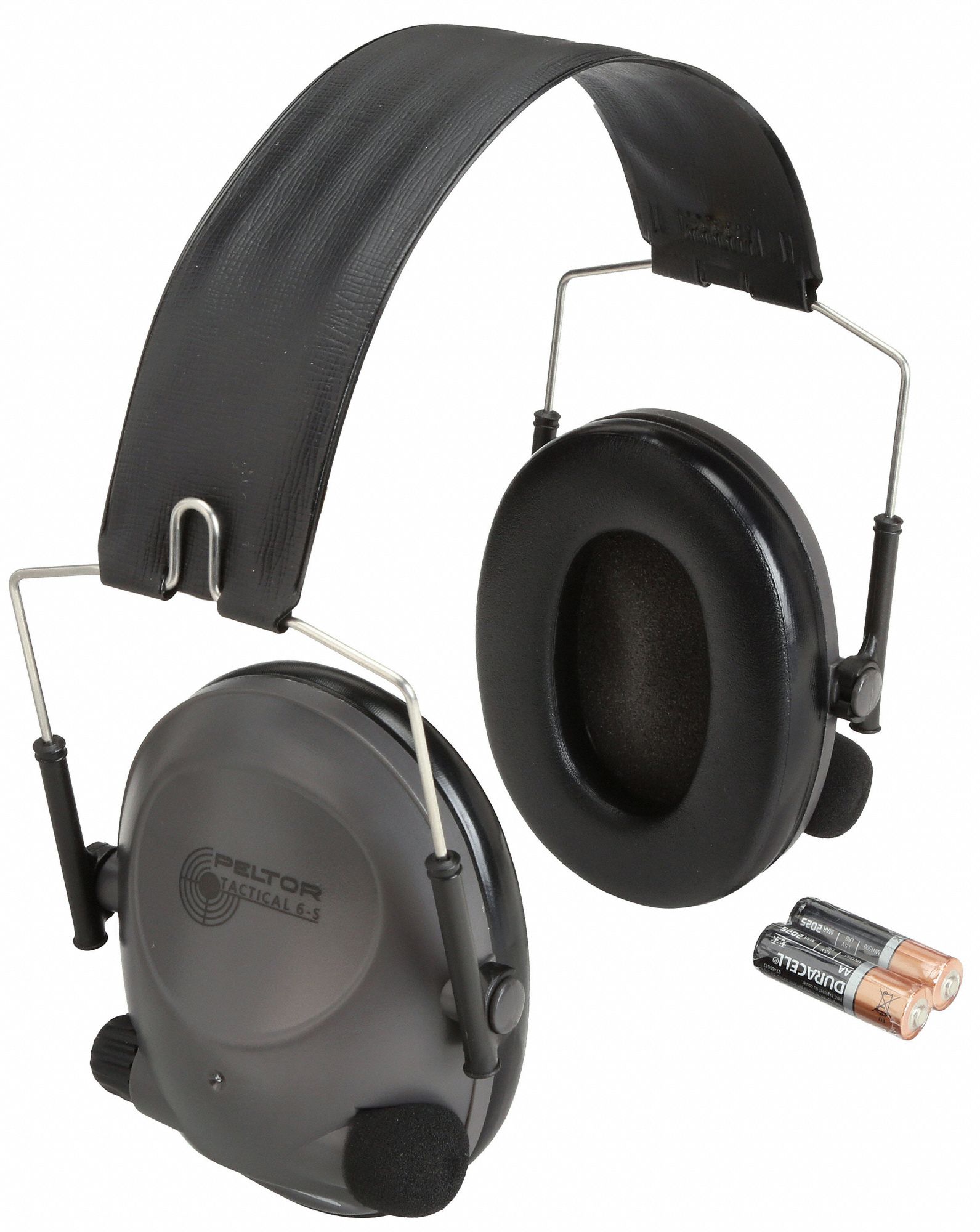 3M OvertheHead Electronic Ear Muffs, 19 dB Noise Reduction Rating NRR