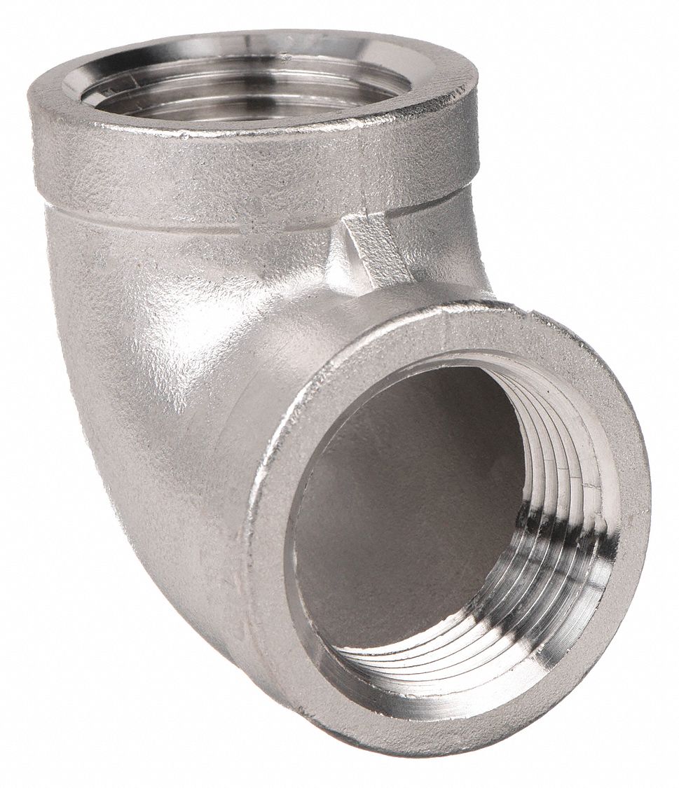 316 STAINLESS STEEL PTC 1/8 OD TUBE 90° UNION ELBOW