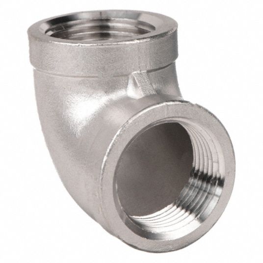 Stainless Steel 90° Elbow - 3/4 Female NPT