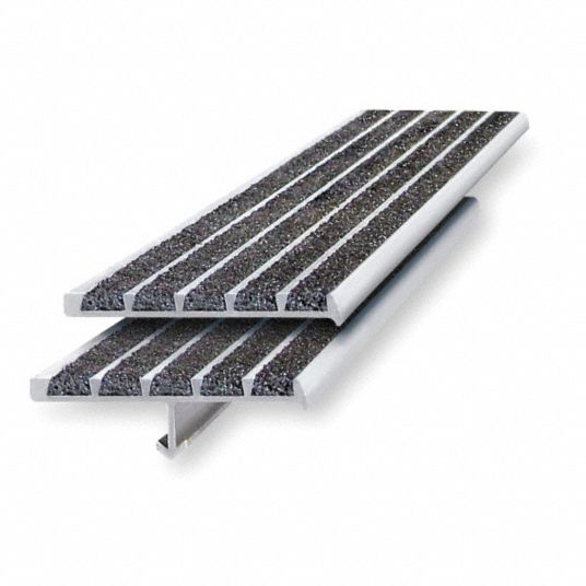 MultiStrip Grit, Aluminum, Stair Nosing 2TVC8231BF5 Grainger