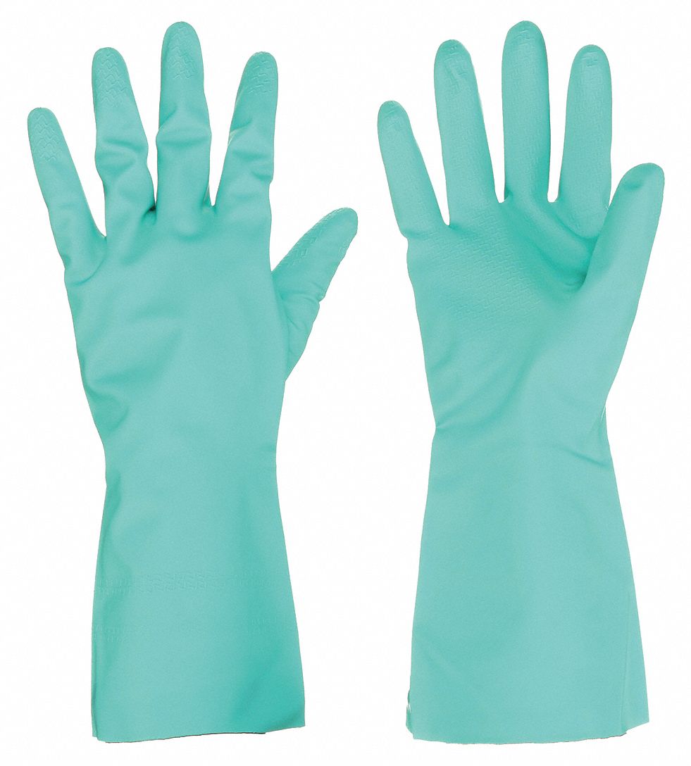 CLEANROOM GANTS,(11),SANS POUDRE,MANCHETTE ÉTENDUE VERT,13PO DE L,72 PQT