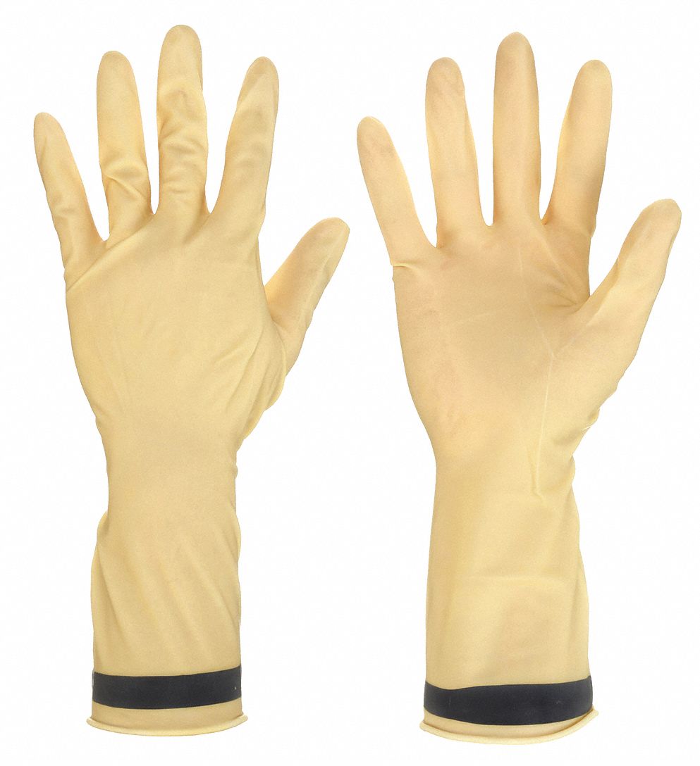 GANTS POUR SALLE BLANCHE,(7 ½PO),SANS POUDRE,MANCHETTE LONGUE NON PIGMENTÉE,12PO,200PQT