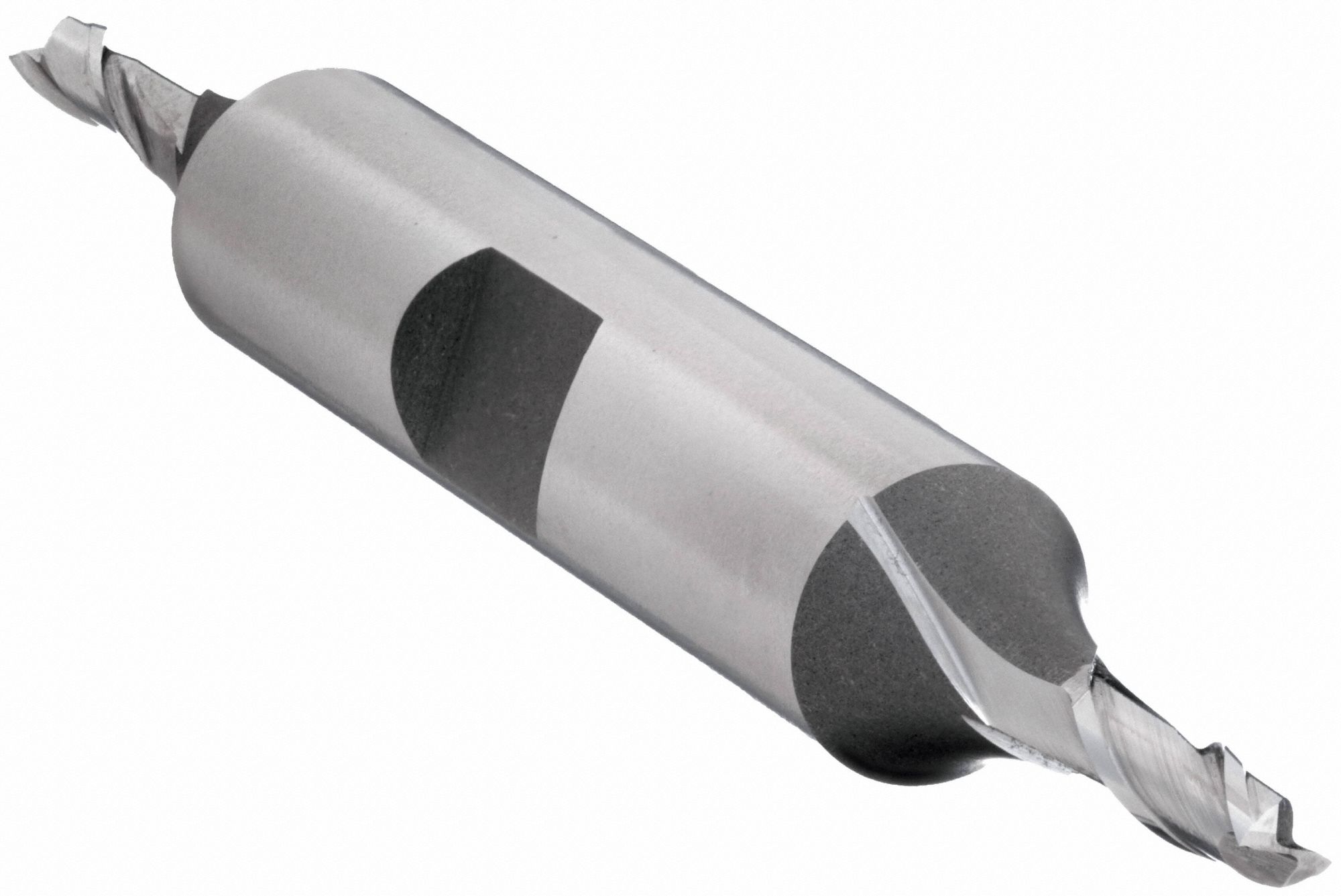 Square End Mill: Cobalt, Double End, 2 Flute, 1/8" Mill Dia, 3/8" LOC, 3-1/16" OAL