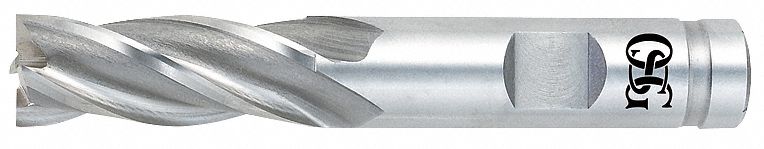 Square End Mill: Cobalt, 6 Flute, 1-1/2" Mill Dia, 2" LOC, 4-1/2" OAL