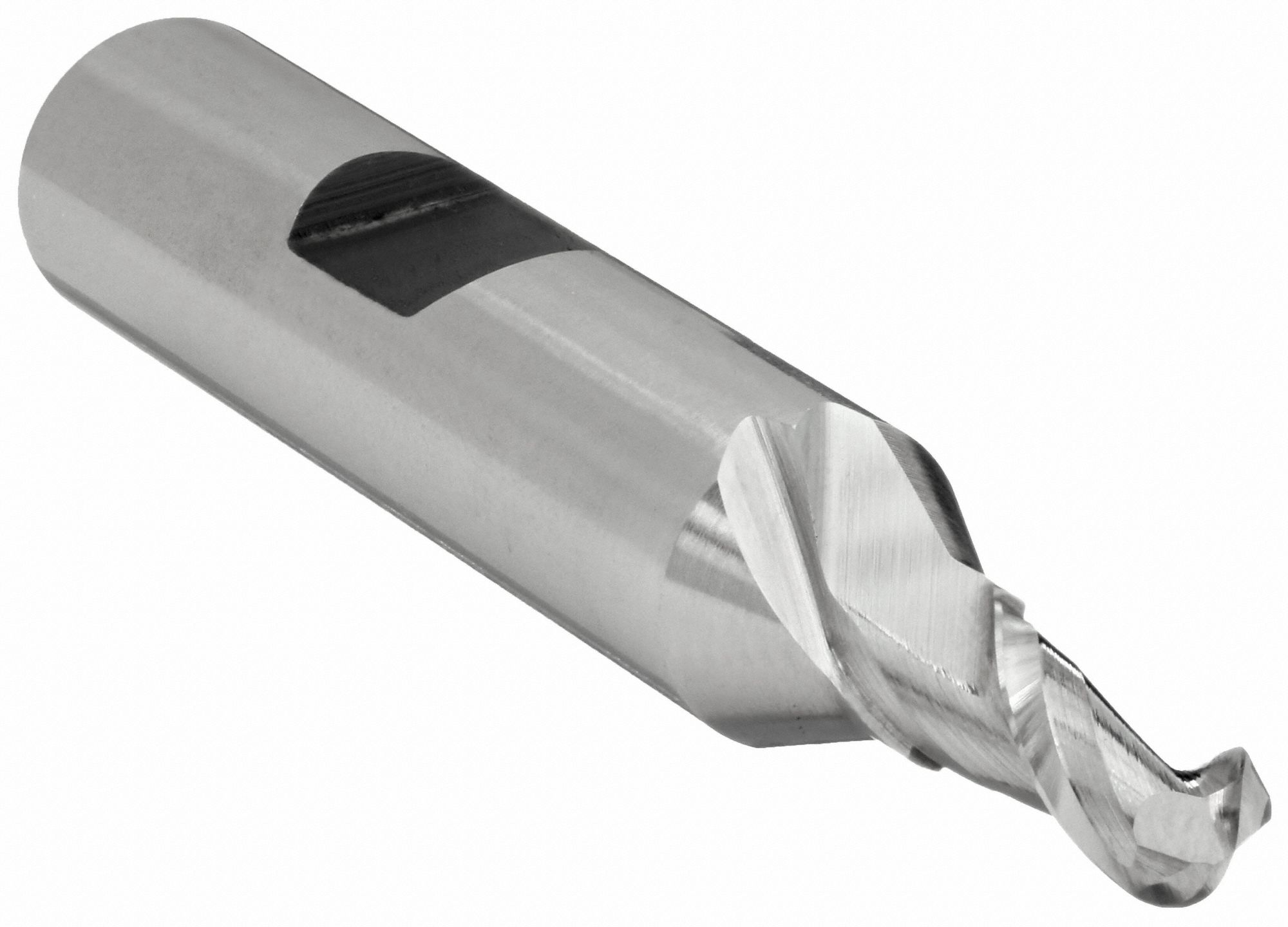 Square End Mill: Cobalt, 4 Flute, 1/4" Mill Dia, 5/8" LOC, 2-7/16" OAL