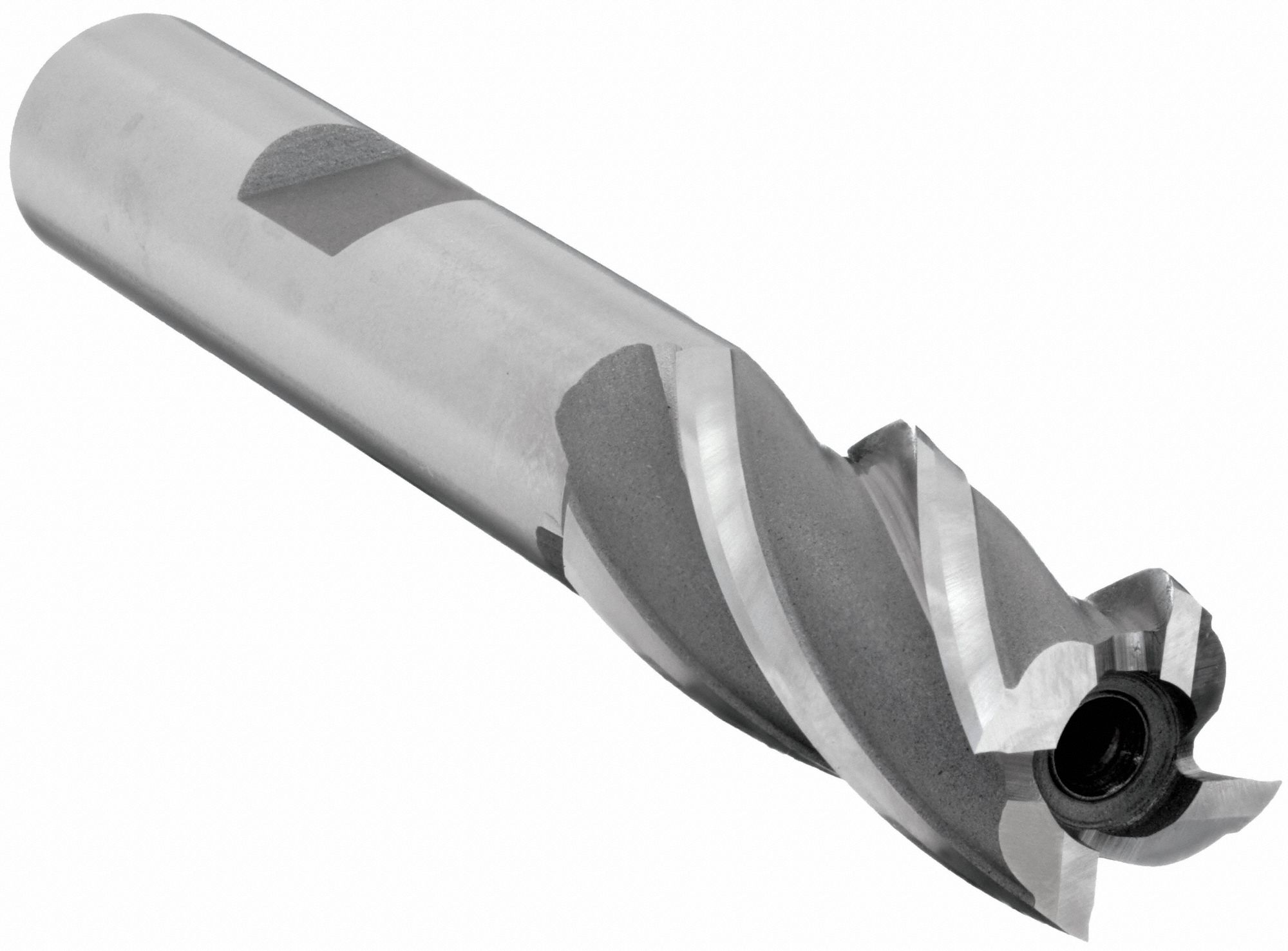 SQUARE END MILL, BRIGHT/UNCOATED, NON-CENTRE CUTTING, 4 FLUTES, 7/16 IN MILLING DIA