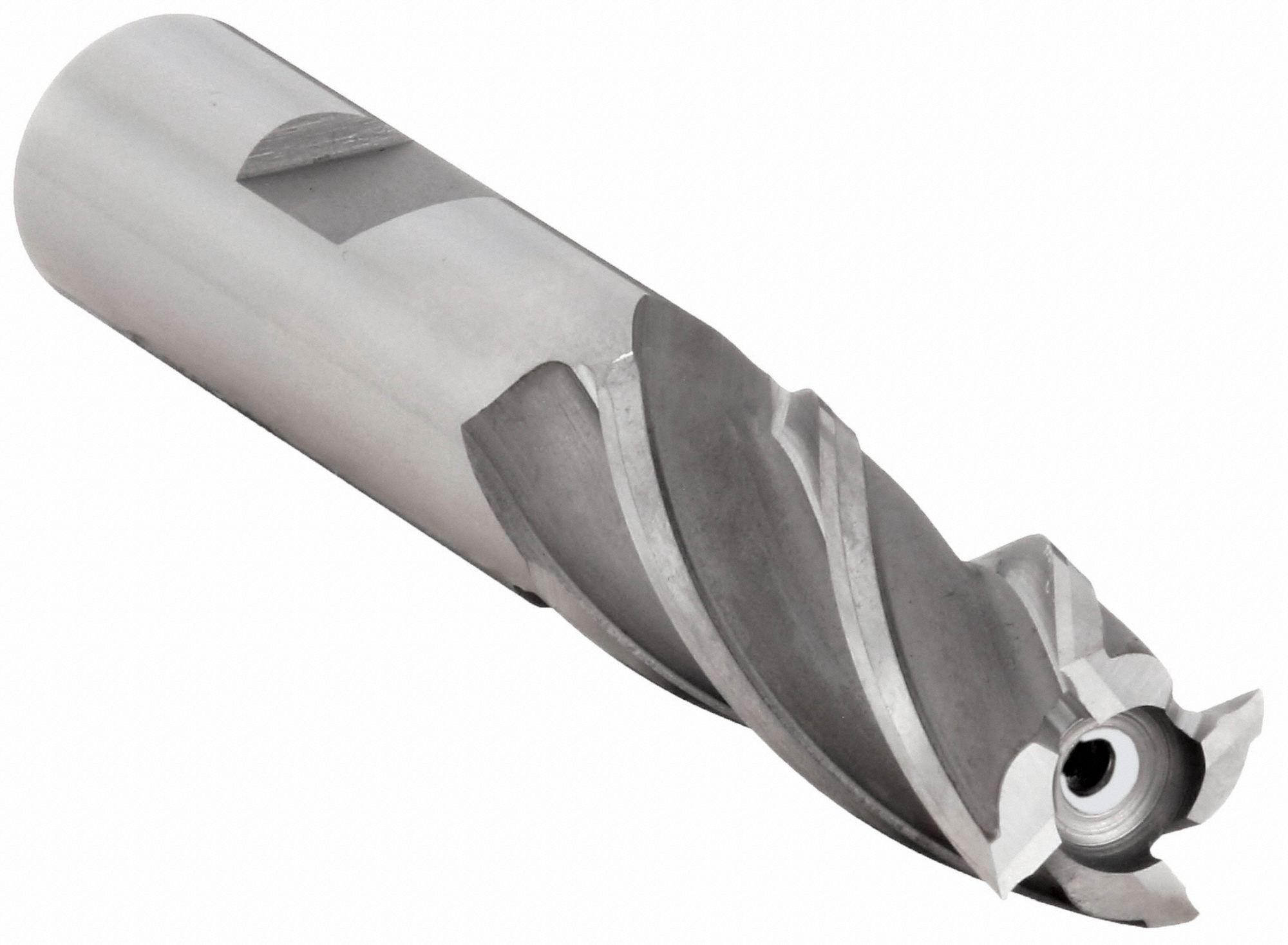 SQUARE END MILL, BRIGHT/UNCOATED, NON-CENTRE CUTTING, 4 FLUTES, 17/32 IN MILLING DIA