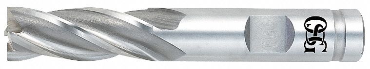 Square End Mill: Cobalt, 6 Flute, 1-1/2" Mill Dia, 2" LOC, 4-1/2" OAL
