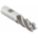 SQUARE END MILL, BRIGHT/UNCOATED FINISH, CENTRE CUTTING, 4 FLUTES, ½ IN MILLING DIA