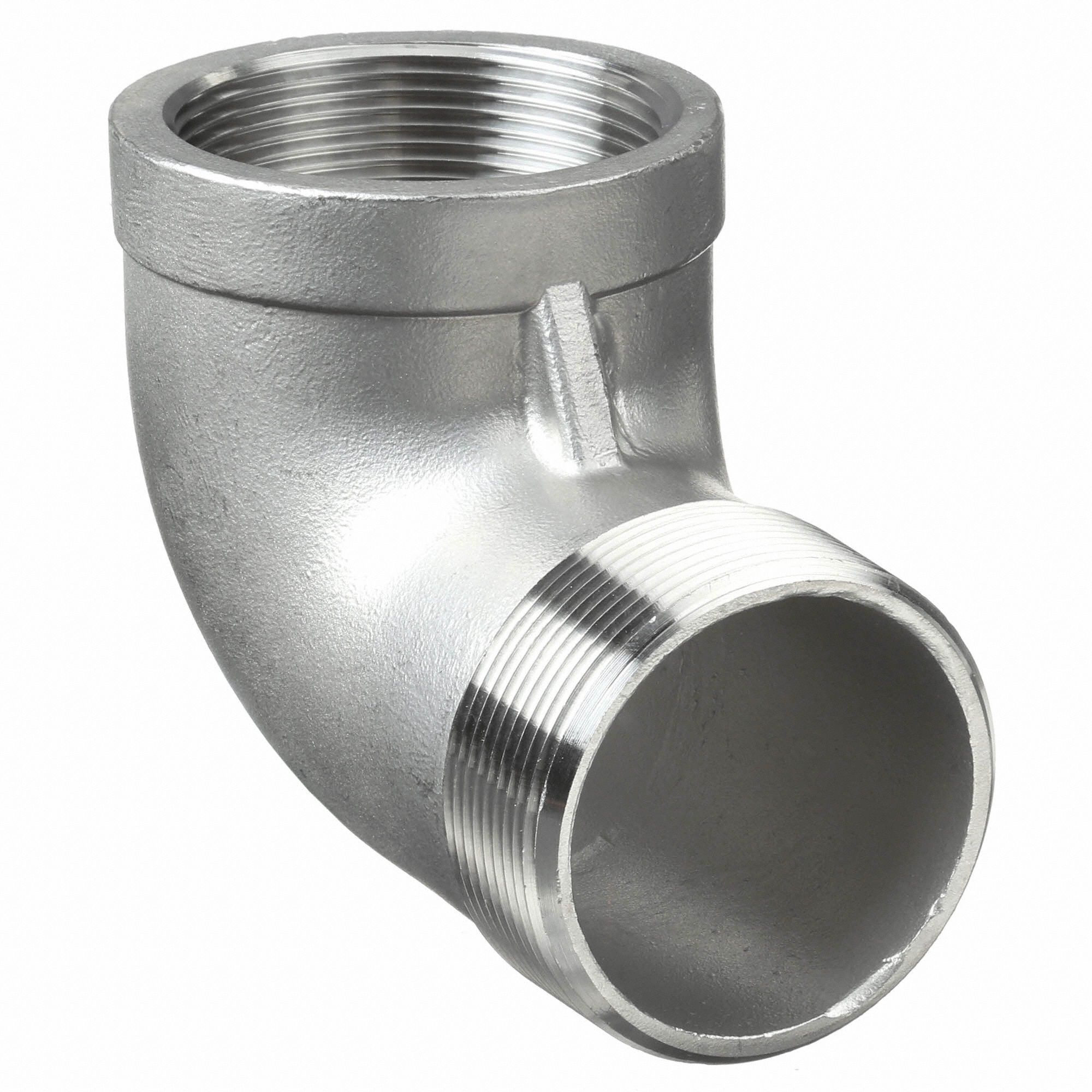 GRAINGER APPROVED 316 Stainless Steel Street Elbow, MNPT x FNPT, 1/2 in