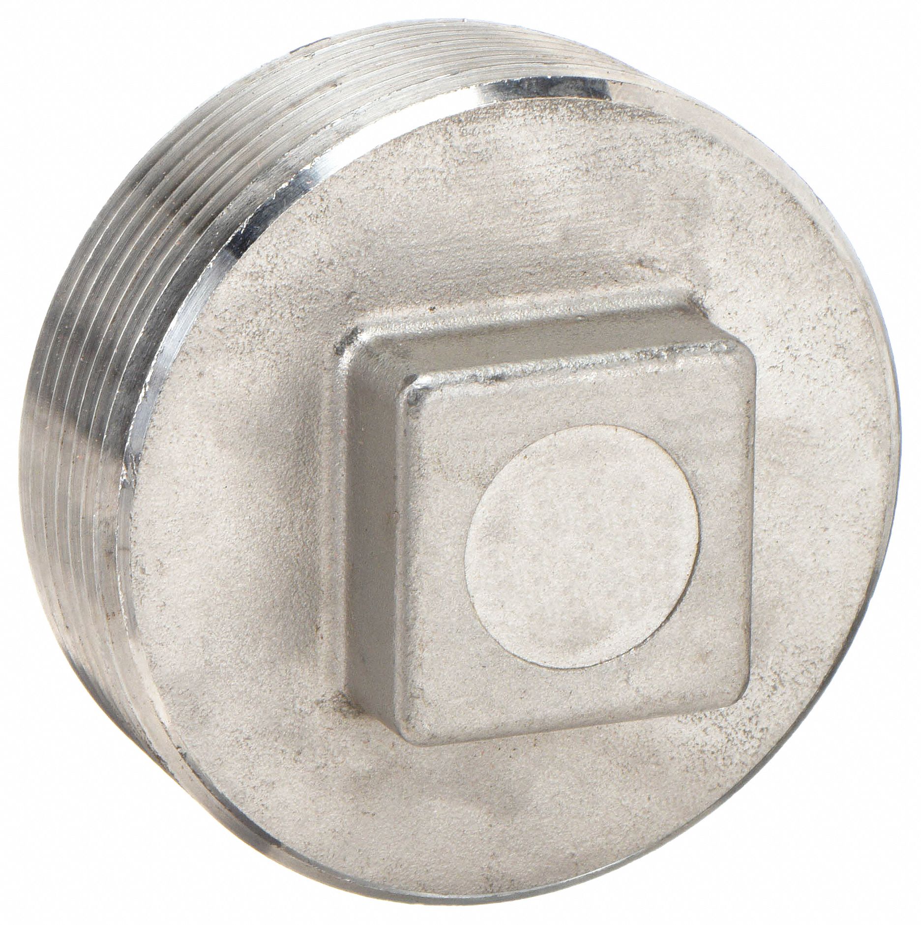 SQUARE HEAD PLUG: 316L STAINLESS STEEL, 2½ IN FITTING PIPE SIZE, MALE NPT, CLASS 150