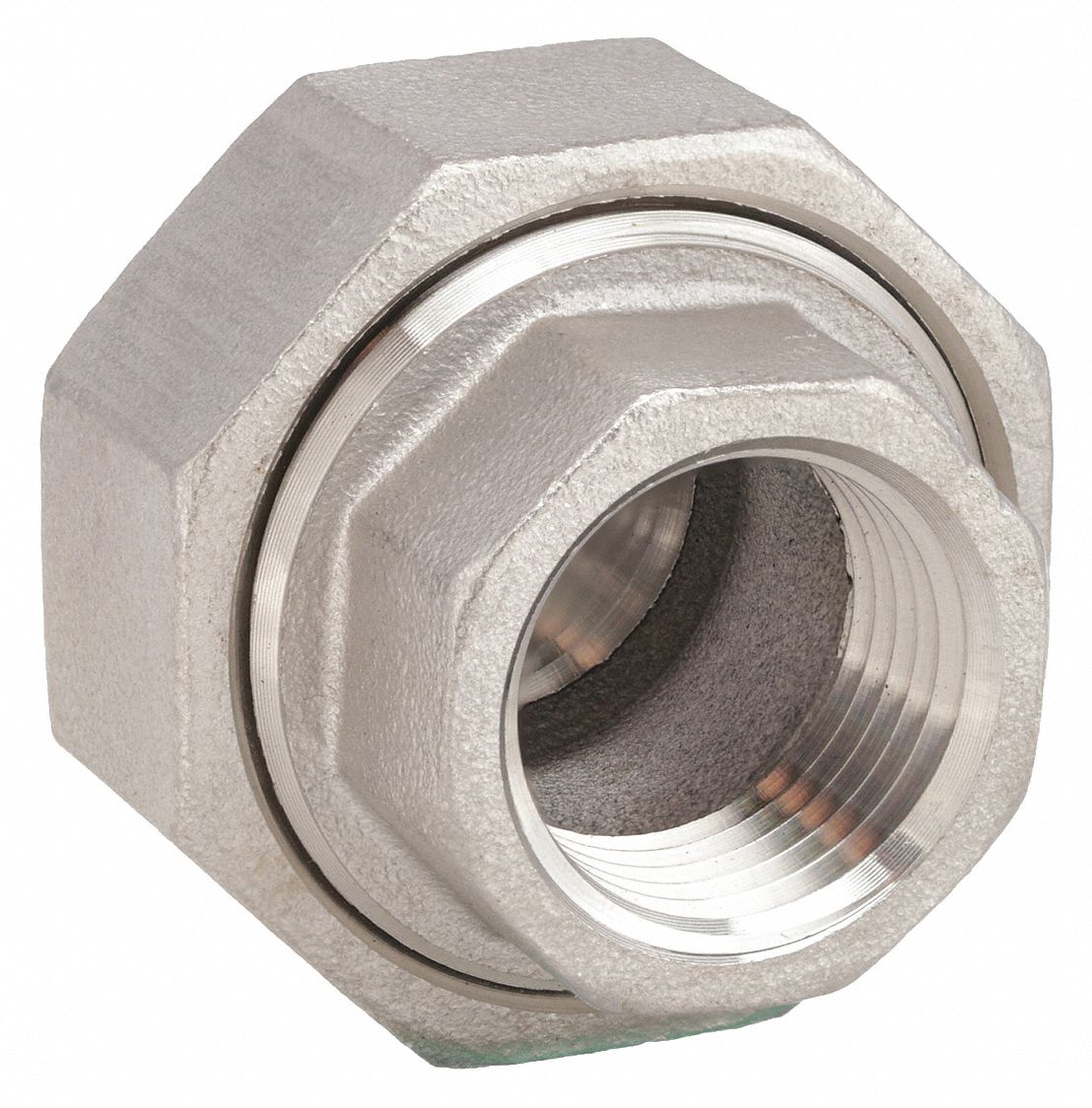 APPROVED VENDOR UNION,1/2 IN,THREADED,316 SS - Metal Pipe Fittings