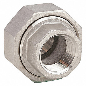 UNION,3/8 IN,THREADED,316 SS