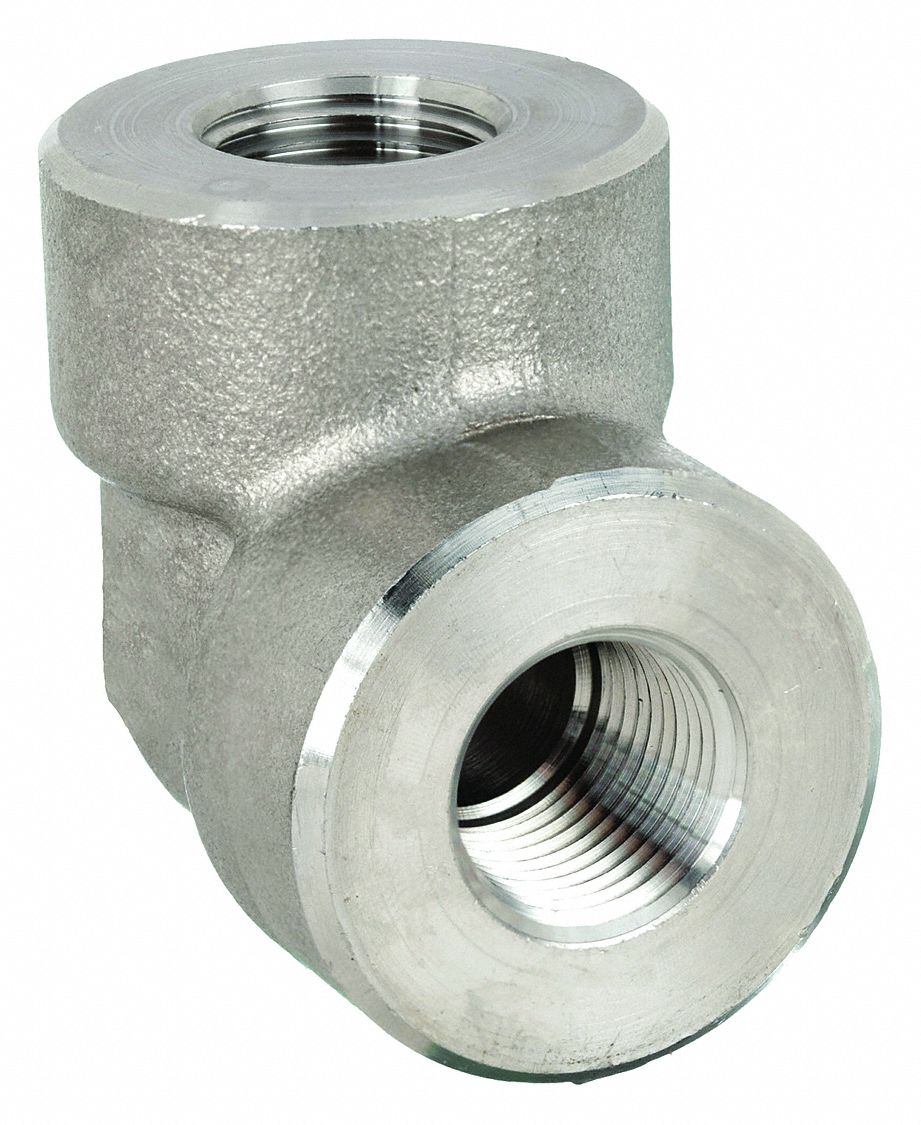 COUDE,90 DEG,1/4 PO,ACIER INOX 316
