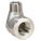 90 °  STREET ELBOW: 304 STAINLESS STEEL, ½ IN X ½ IN FITTING, MALE NPT X FEMALE NPT