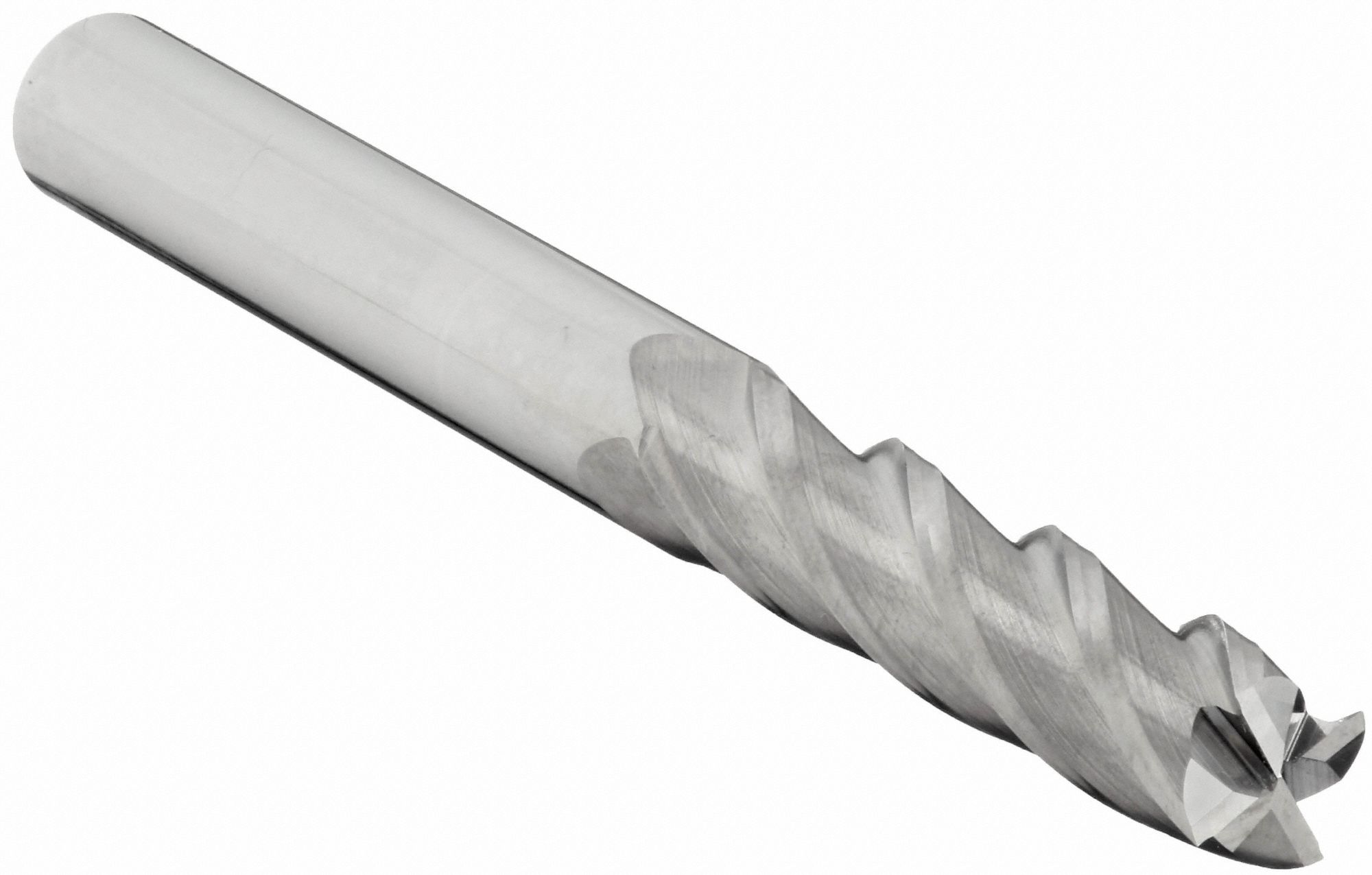 SQUARE END MILL,CARBIDE,4 IN L