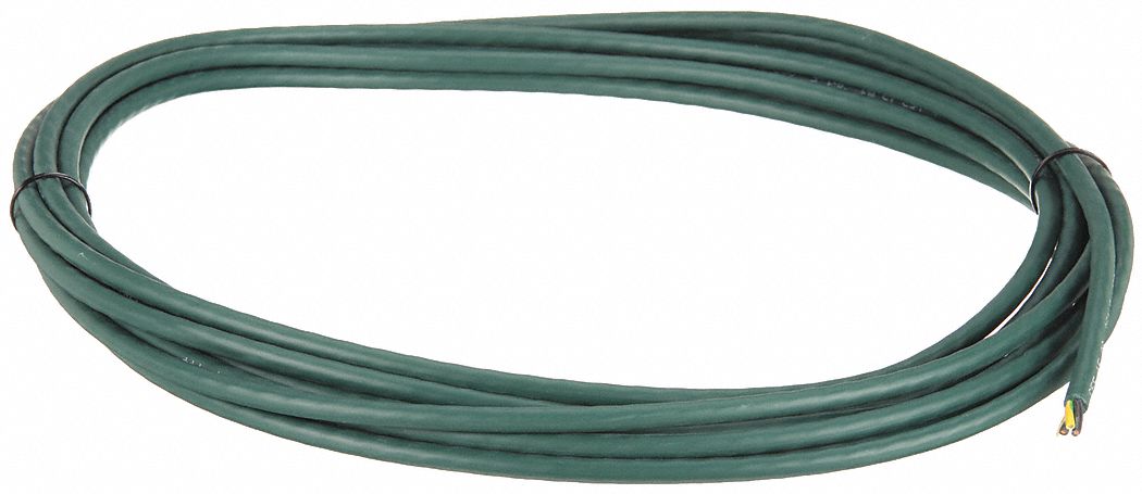 Control Cable: 16 AWG, 3 Conductors, 100 ft, PVC Jacket, 600 V