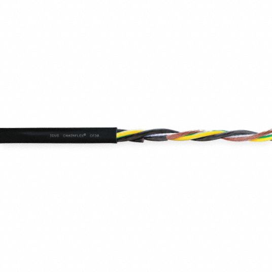 CHAINFLEX Continuous Flexing Power Cable, 14 AWG, Number of Conductors