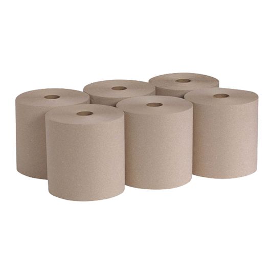 Paper Towel Rolls #1930, Brown 12 x 600