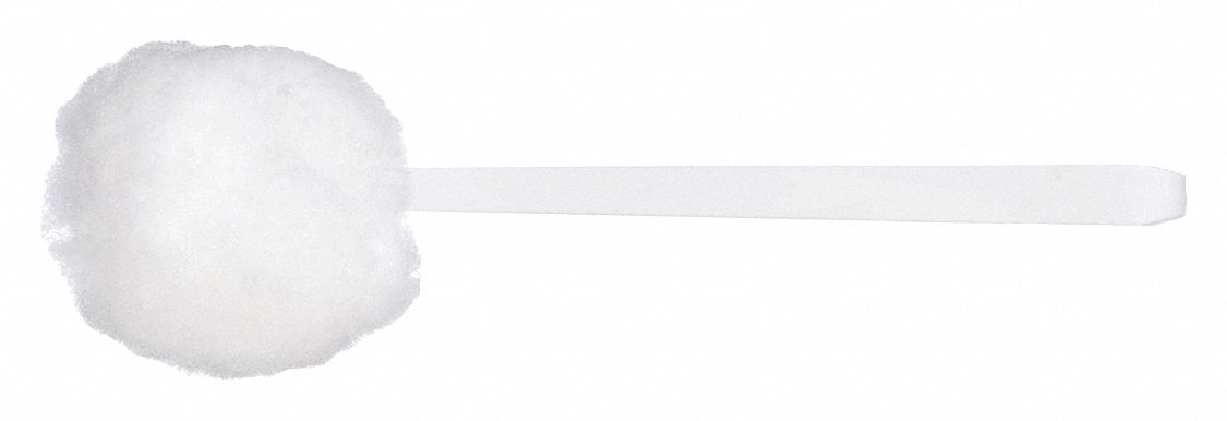 Tough Guy 2KE98 Drain Brush Handle,Plastic,White,36 in.