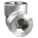 90 °  ELBOW: 304 STAINLESS STEEL, ½ IN X ½ IN FITTING PIPE SIZE, FEMALE NPT X FEMALE NPT