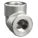 90 °  ELBOW: 304 STAINLESS STEEL, ¾ IN X ¾ IN FITTING PIPE SIZE, FEMALE NPT X FEMALE NPT