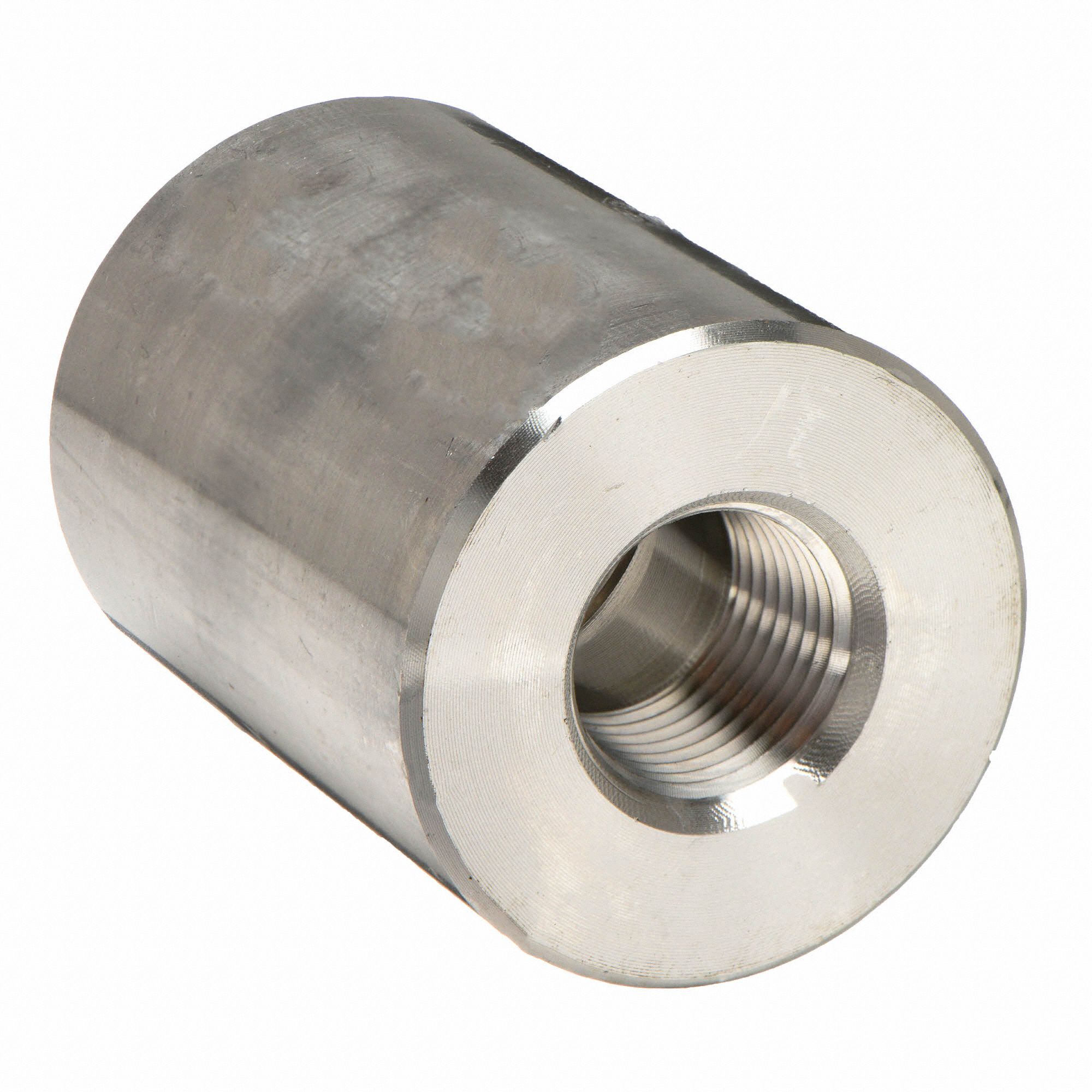 304 SS 1/2" x 1/4" NPT Pipe Thread Reducing Coupling Stainless 150# Coyote Gear