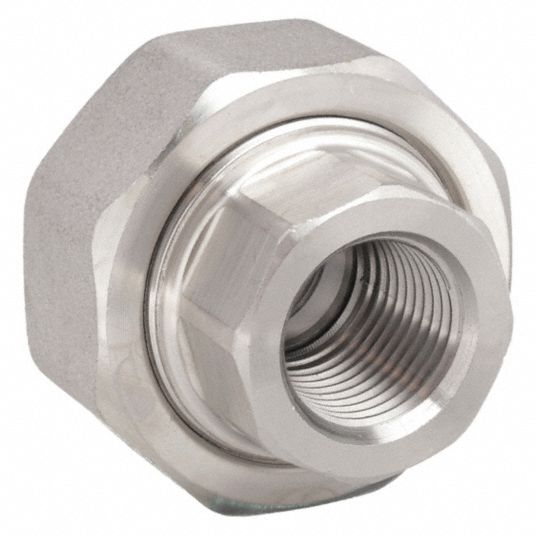 Union Coupling, Casted Stainless Steel