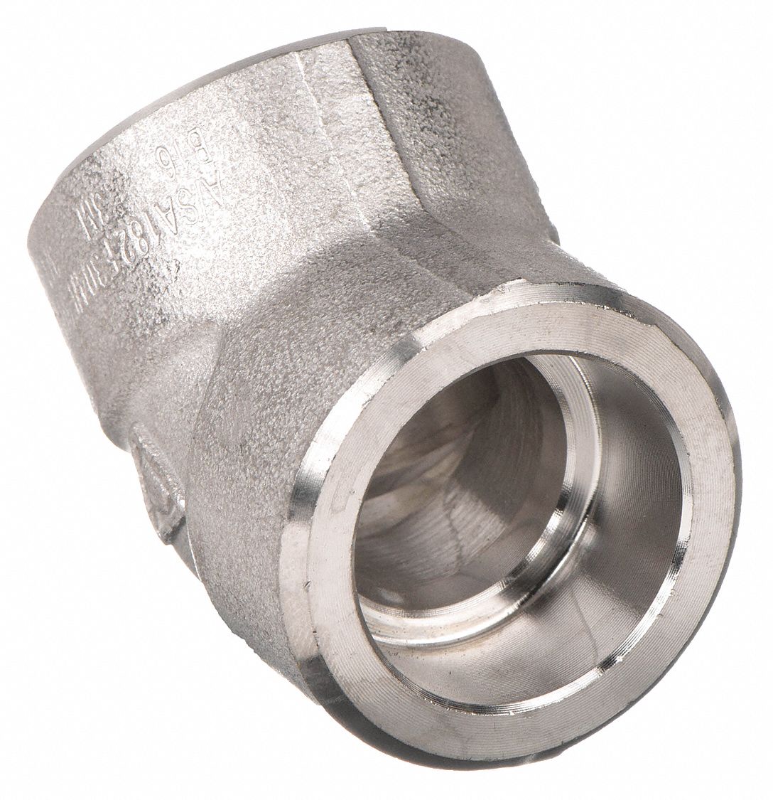 90° Elbow: 304 Stainless Steel, 3/4 in x 3/4 in Fitting Pipe Size, Female x Female, Class 3000
