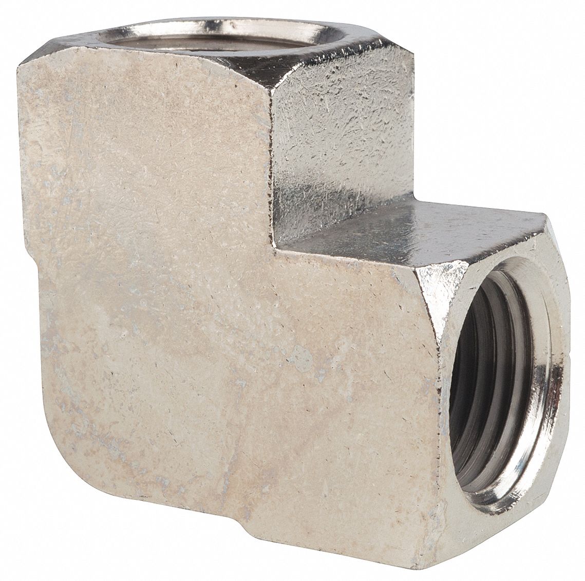 GRAINGER APPROVED 90° Elbow ChromePlated Brass, 1/2 in x 1/2 in