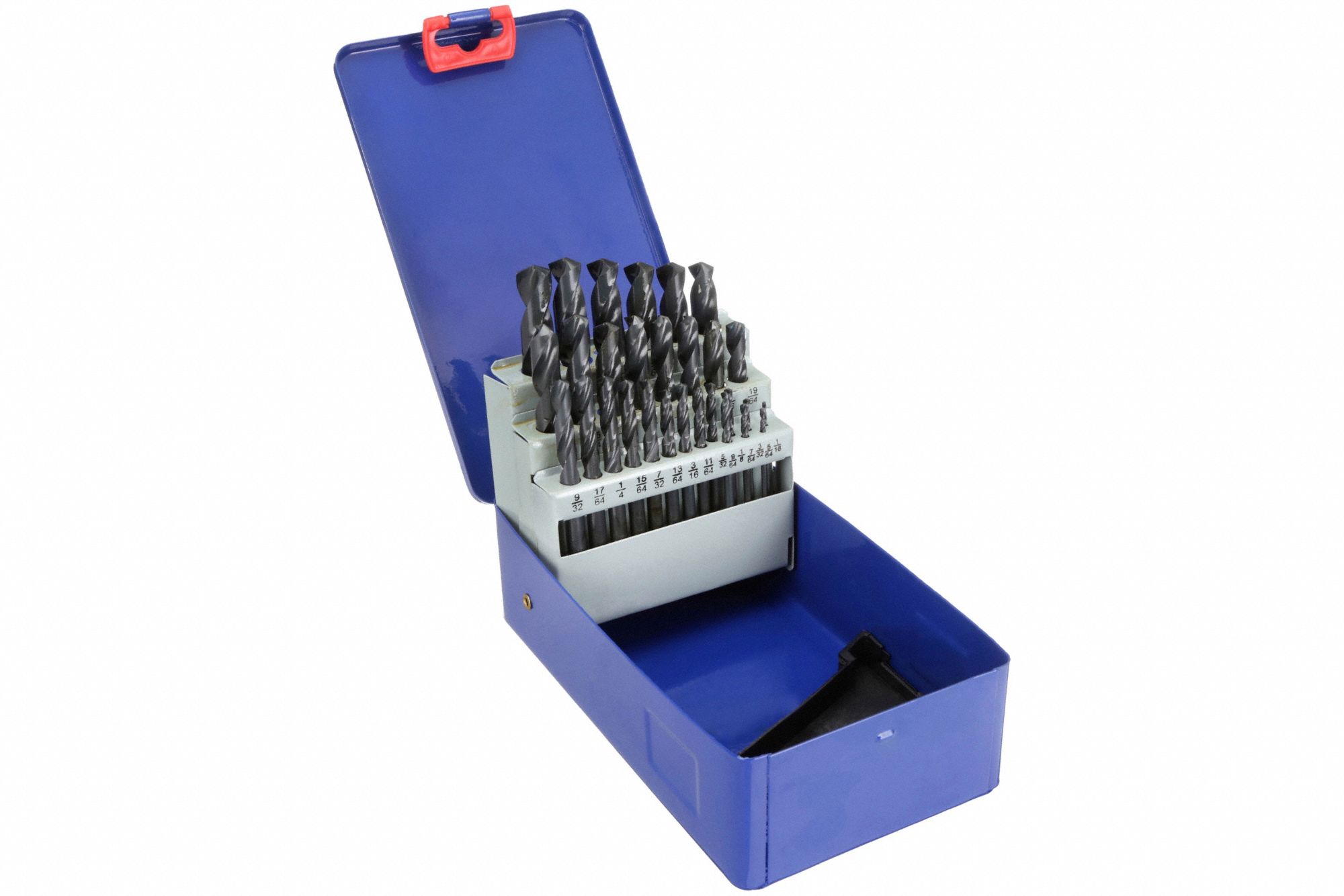 SCREW MACHINE DRILL BIT SET, 1/16 IN SMALLEST DRILL BIT, ⅜ IN LARGEST DRILL BIT SIZE