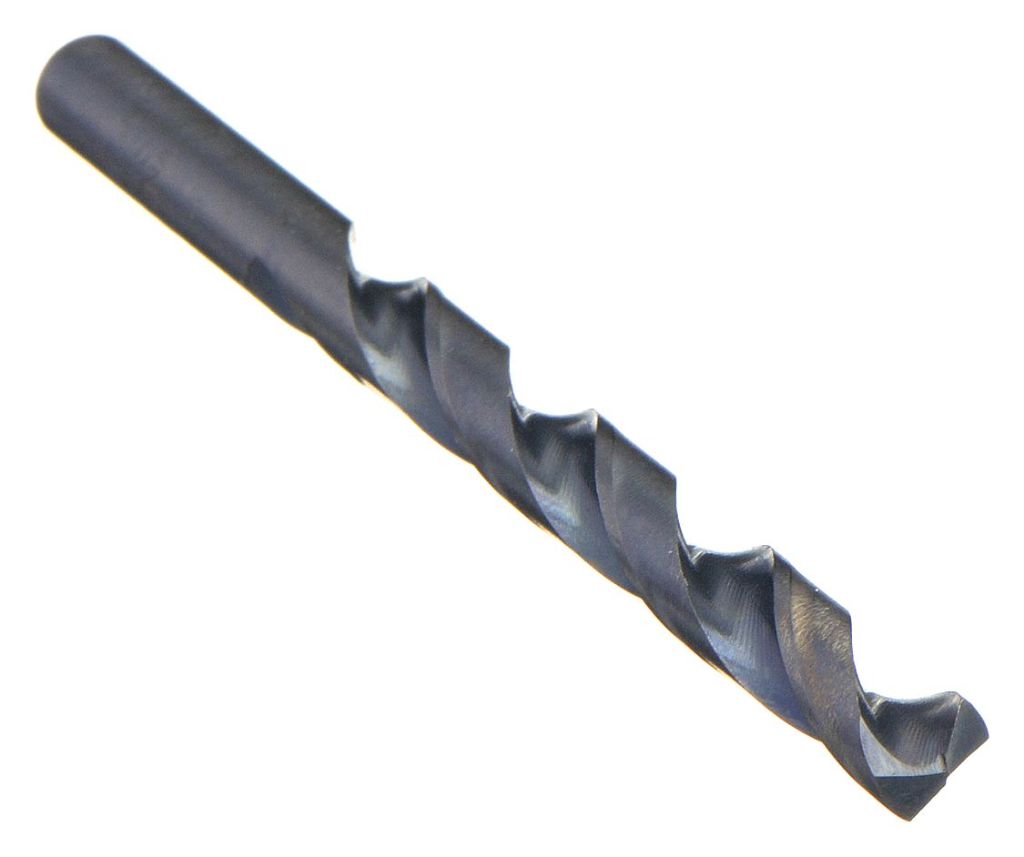 Jobber Length Drill Bit, Drill Bit Size 23/64 in, Drill Bit Point Angle