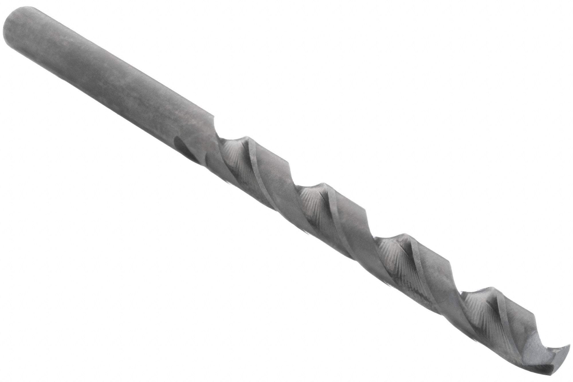 WESTWARD, B Drill Bit Size, 23/4 in Flute Lg, Jobber Length Drill Bit