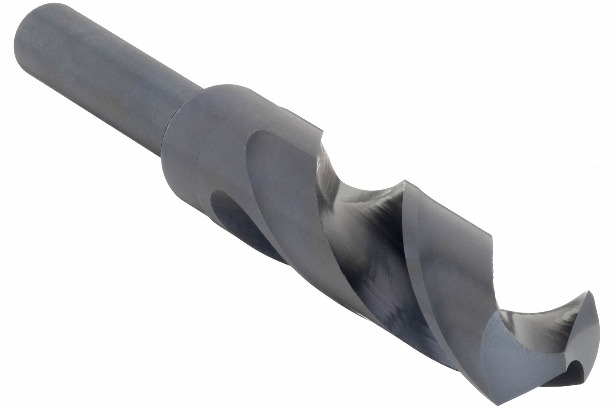 REDUCED SHANK DRILL BIT, 11/16 IN DRILL BIT SIZE, 3⅛ IN FLUTE L, 6 IN L, HSS, 118 °