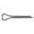 COTTER PIN, 1/16 IN DIAMETER, ½ IN L, EXTENDED PRONG, INCH, STEEL, 100 PK