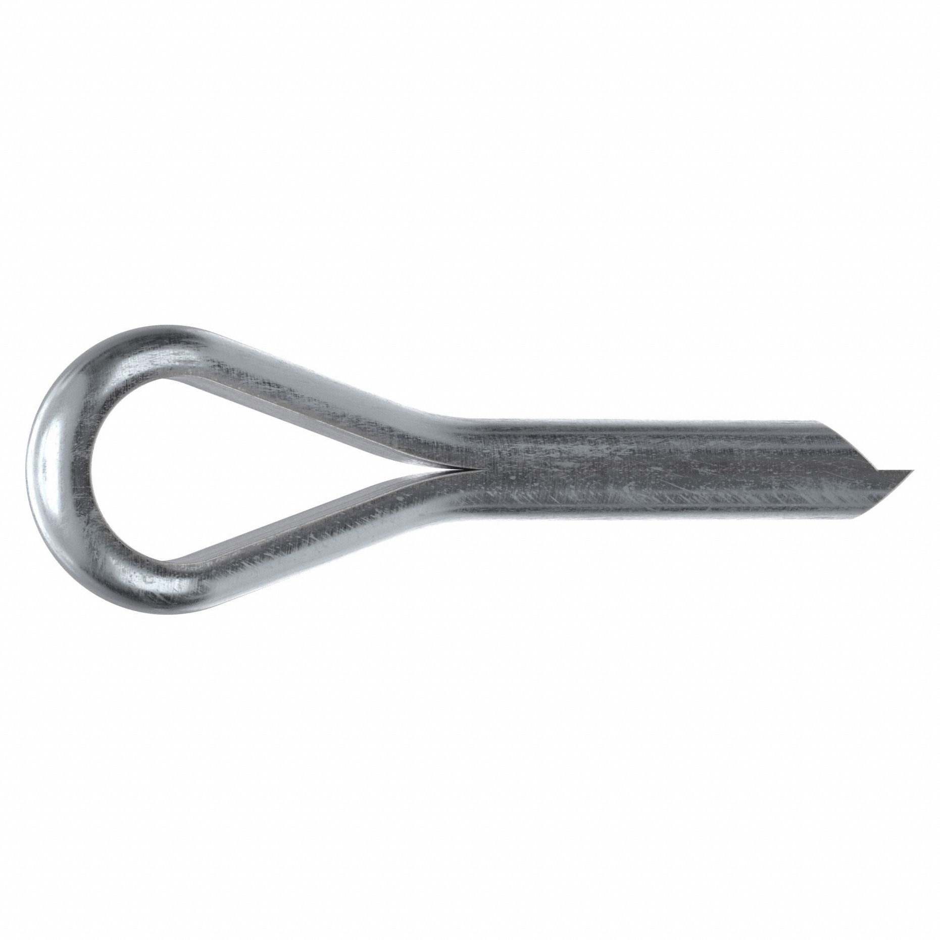 Cotter Pin, 1/8 in dia, 1/2 in L, PK1000: Extended Prong, Inch, 1/8 in Pin Dia, Steel, 1, 000 PK