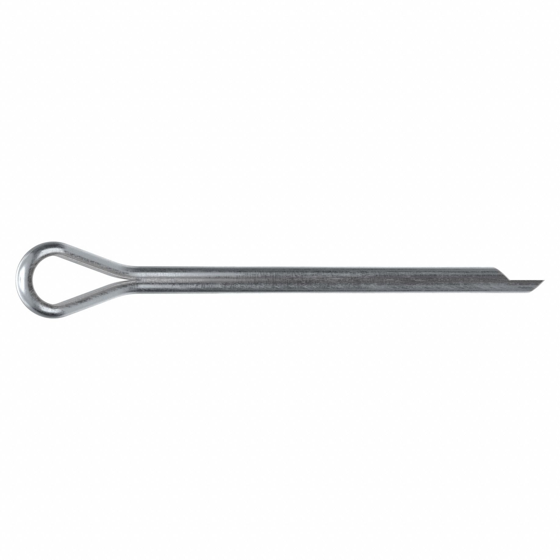 Cotter Pin, 5/32 in dia, 2.25 in L, PK250: Extended Prong, Inch, 5/32 in Pin Dia, Steel, 250 PK