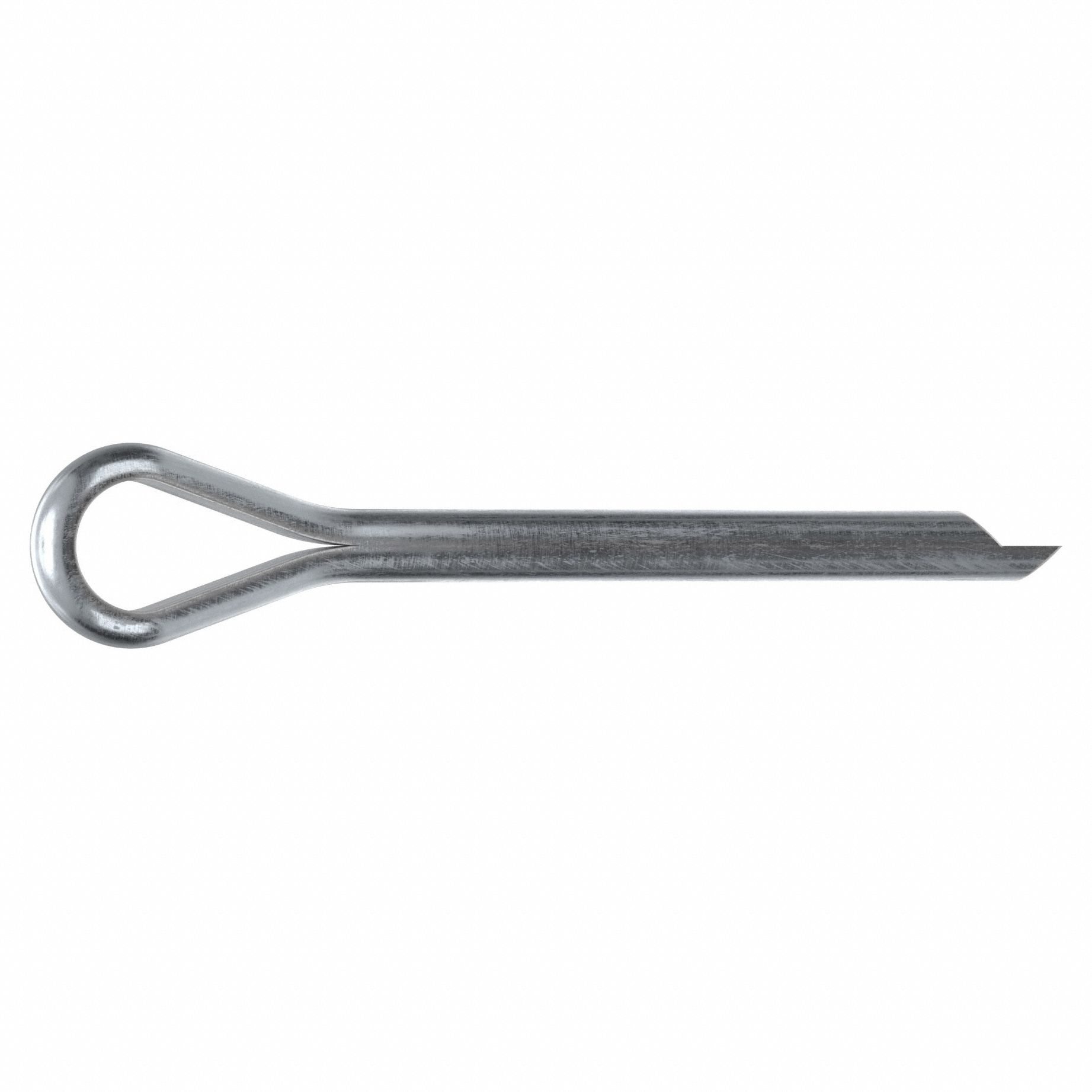 Cotter Pin, 3/16 in dia, 1.75 in L, PK250: Extended Prong, Inch, 3/16 in Pin Dia, Steel, 250 PK