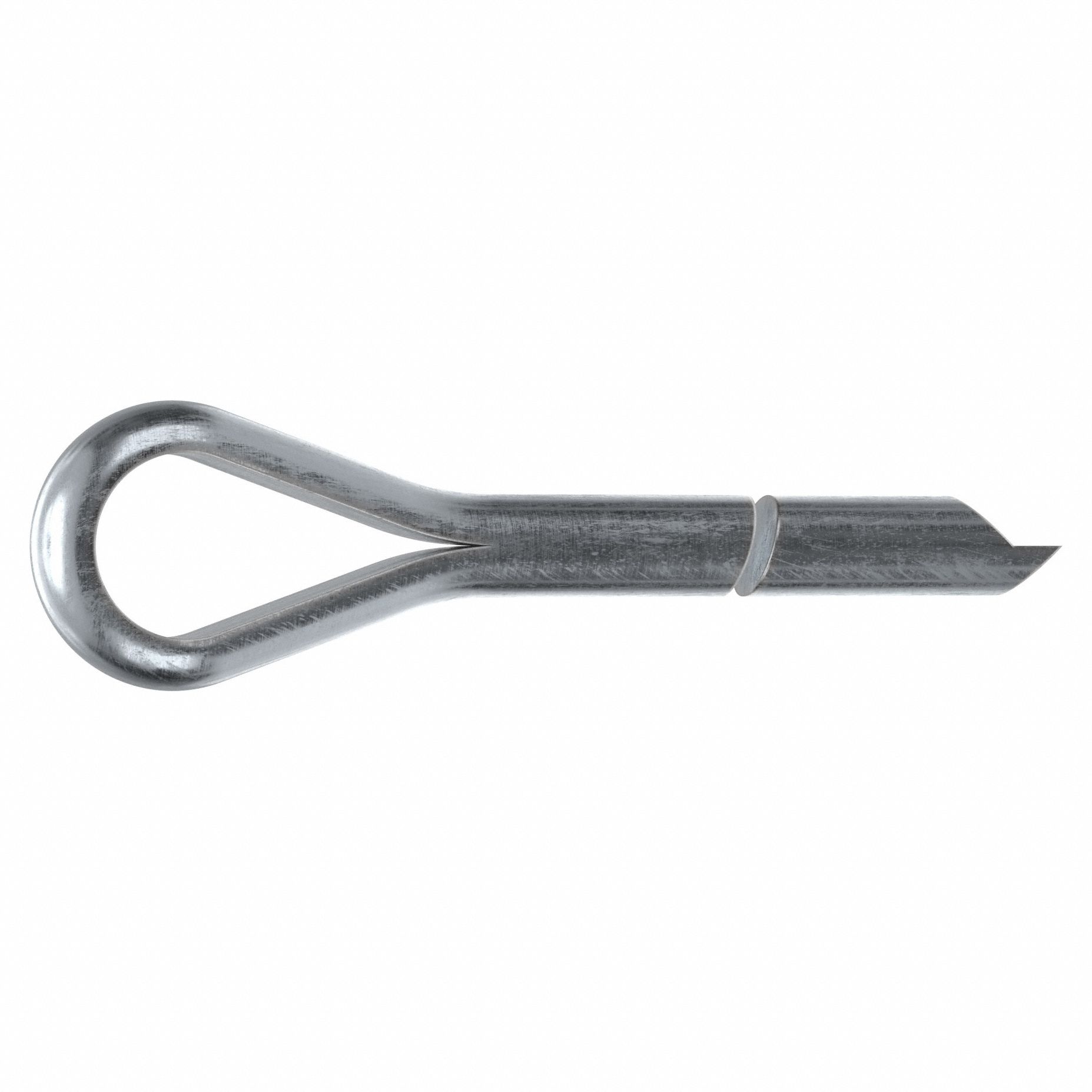 Cotter Pin, 3/16 in dia, 4 in L, PK125: Extended Prong, Inch, 3/16 in Pin Dia, 4 in Shank Lg, 125 PK