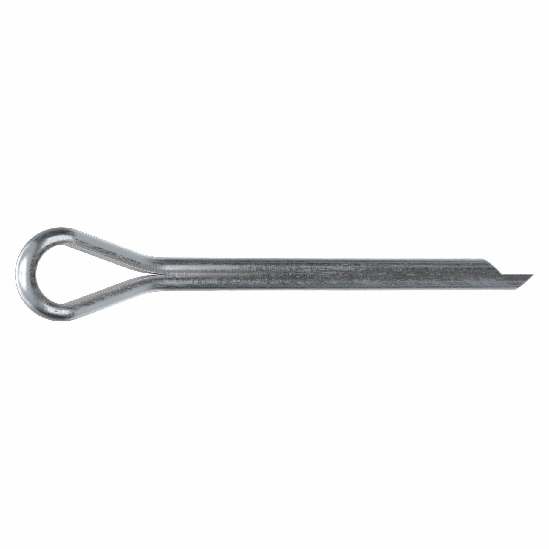 Cotter Pin, 3/32 in dia, 1 in L, PK100: Extended Prong, Inch, 3/32 in Pin Dia, 1 in Shank Lg, 100 PK