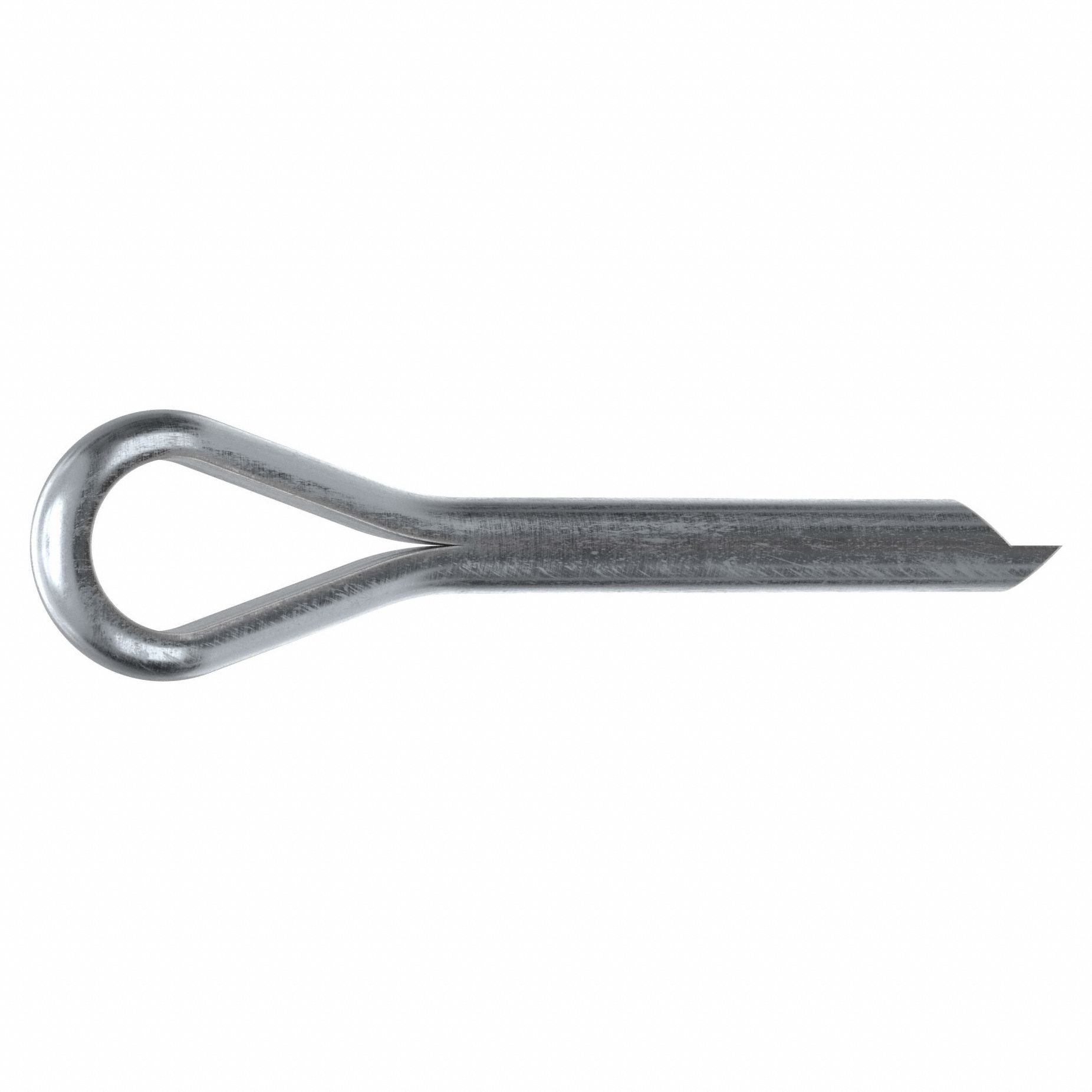 Cotter Pin, 1/8 in dia, 0.75 in L, PK100: Extended Prong, Inch, 1/8 in Pin Dia, 3/4 in Shank Lg, 100 PK