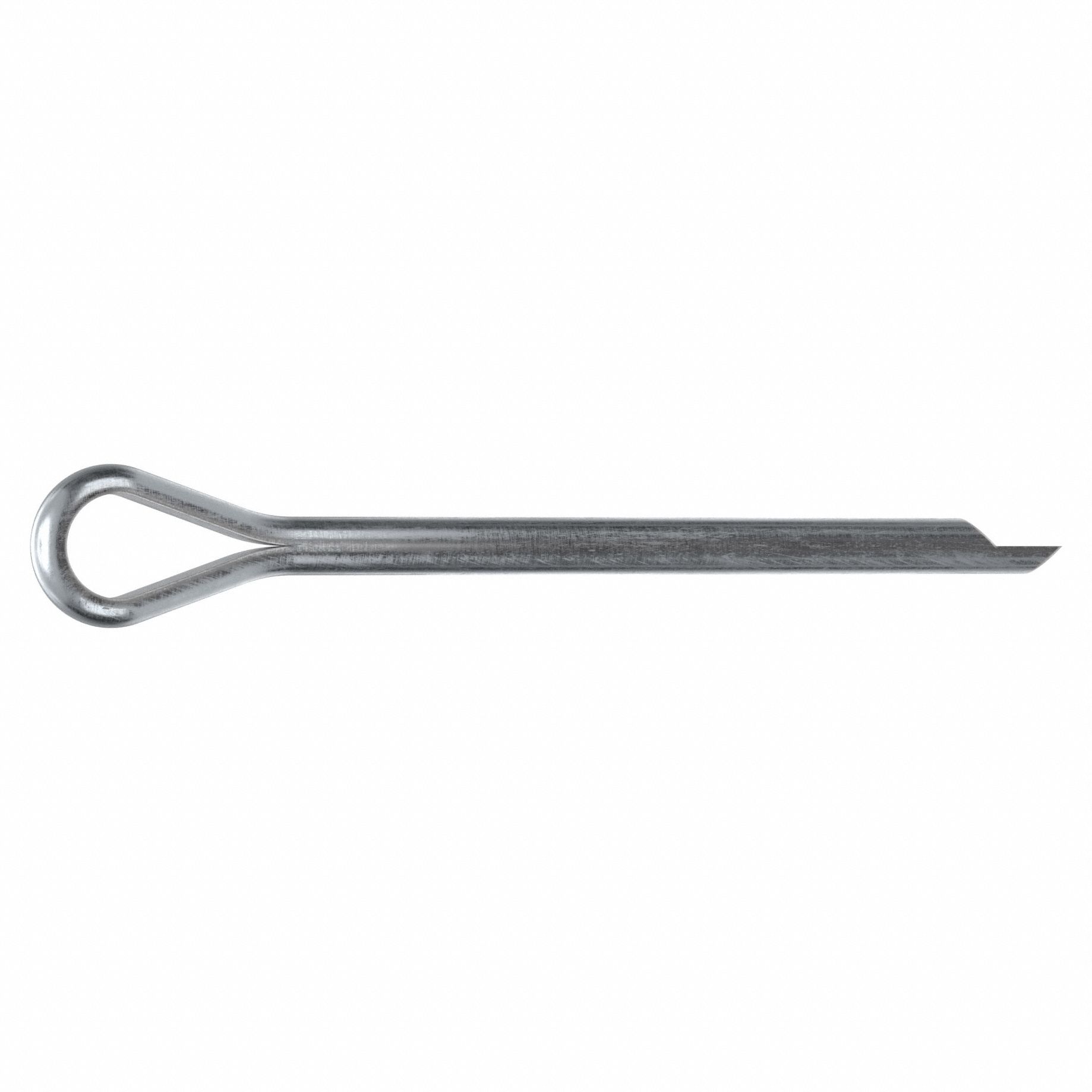 Cotter Pin, 5/32 in dia, 2 in L, PK50: Extended Prong, Inch, 5/32 in Pin Dia, 2 in Shank Lg, 50 PK